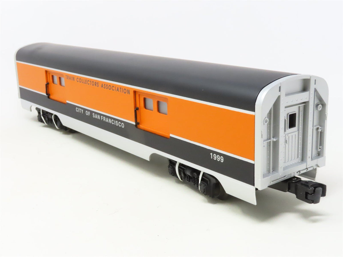 O Gauge 3-Rail Lionel 6-52155 1999 TCA Baggage Passenger &quot;City Of San Francisco&quot;