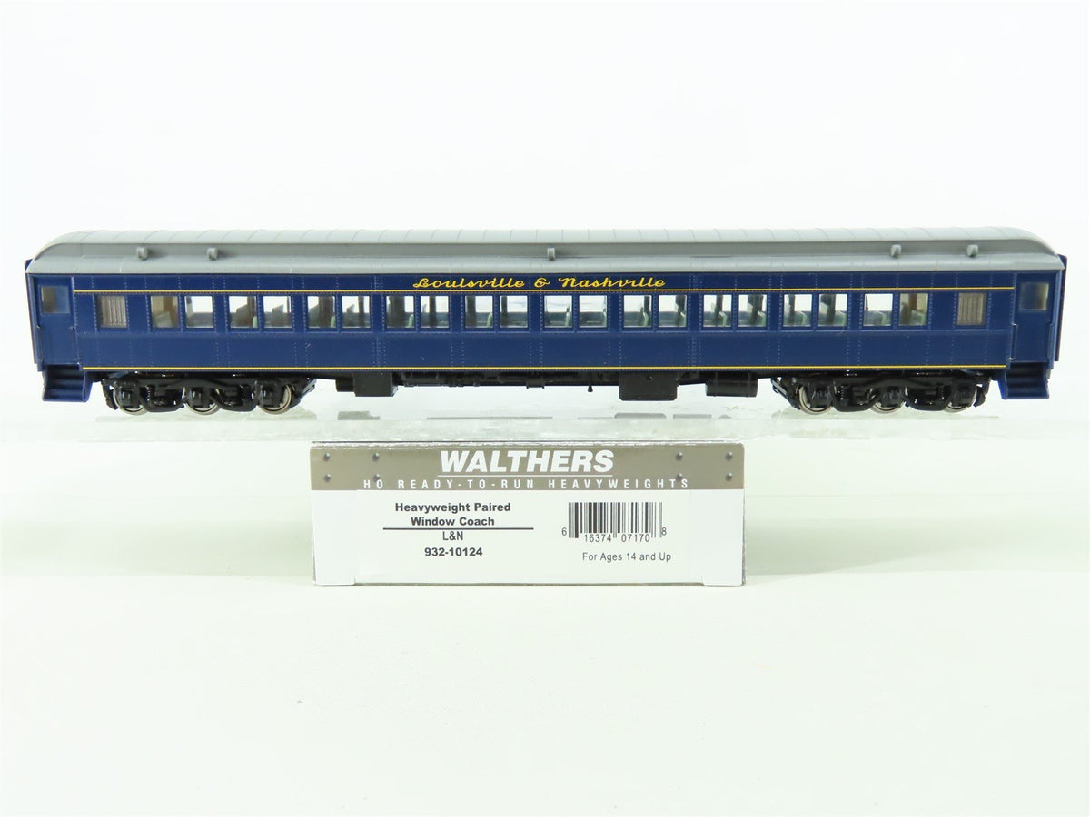 HO Walthers 932-10124 L&amp;N Louisville &amp; Nashville Paired Window Coach Passenger
