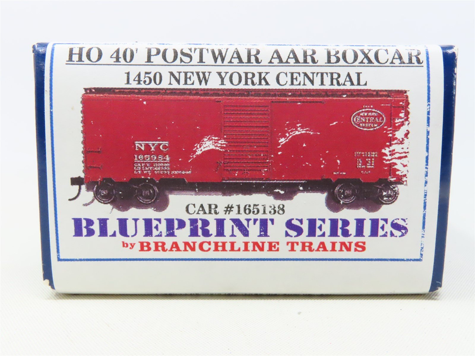 HO Branchline Kit 1450 NYC New York Central 40' Single Door Box Car #165138