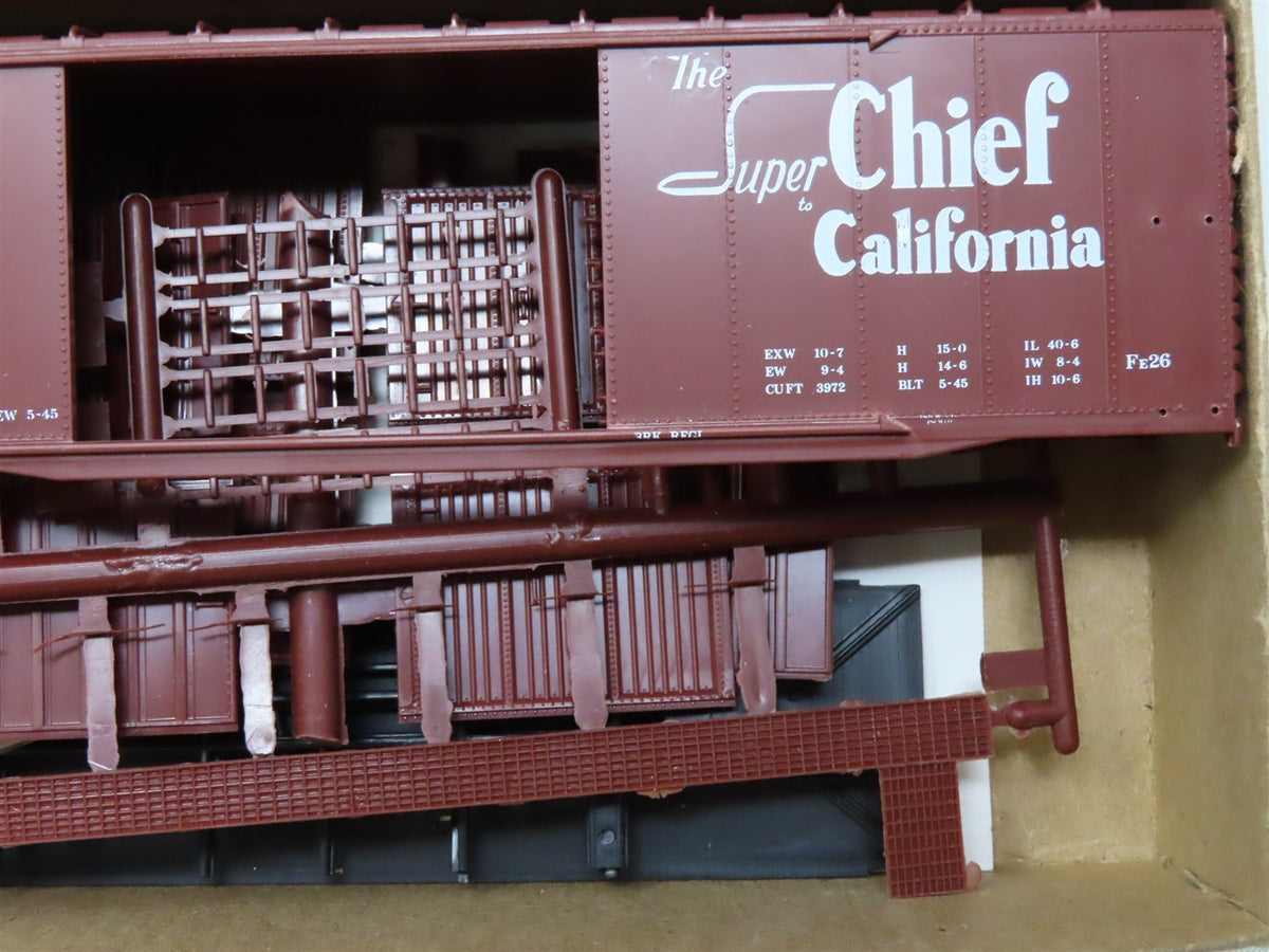 HO Scale C&amp;BT Shops 0404 ATSF Santa Fe Super Chief Box Car #64580 Kit