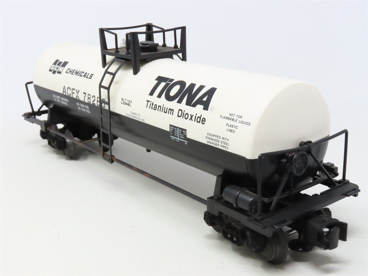 O Gauge 3-Rail Lionel 6-17906 ACFX SCM Chemicals Uni-Body Tank Car #78286