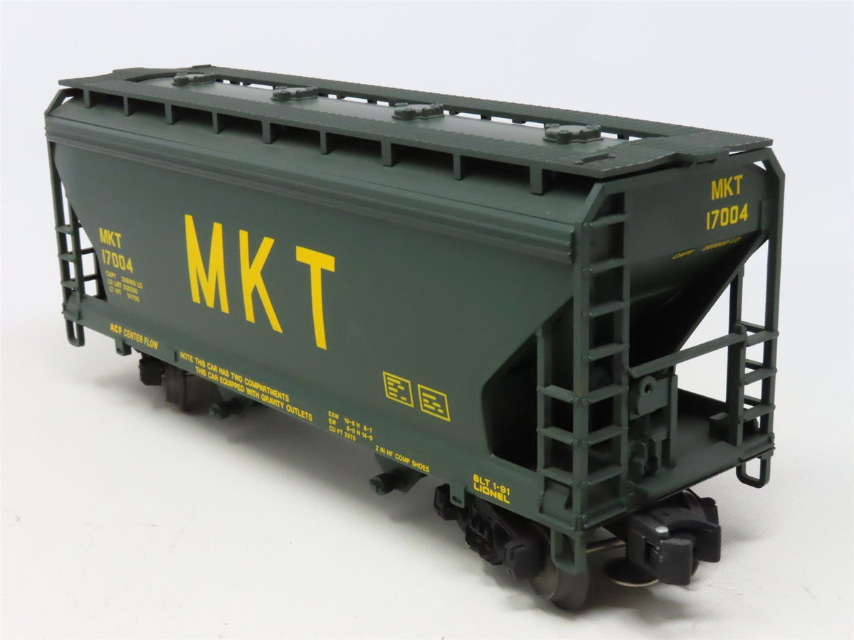 O Gauge 3-Rail Lionel 6-17004 MKT Katy Centerflow 2-Bay Hopper #17004