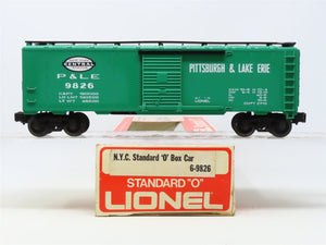 O Gauge 3-Rail Lionel 6-9826 P&LE NYC Pittsburgh & Lake Erie Box Car #9826