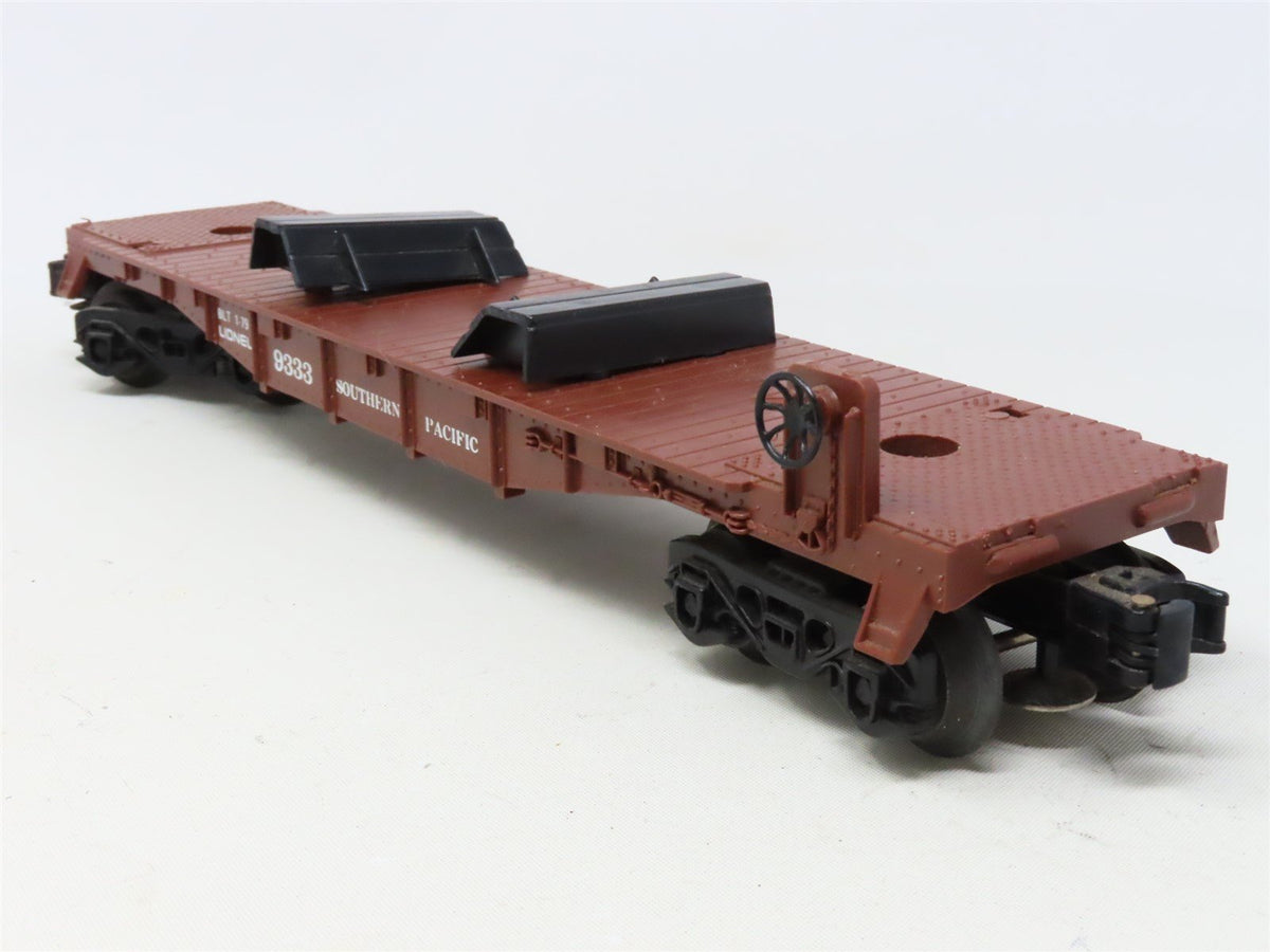 O Gauge 3-Rail Lionel 6-9333 SP Southern Pacific Flat Car #9333 w/ Trailers