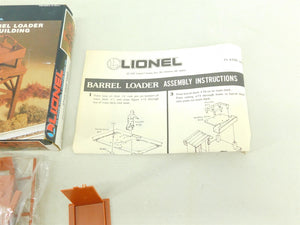 O 1/48 Scale Lionel Kit #6-12706 Snap-Together Barrel Loader Building
