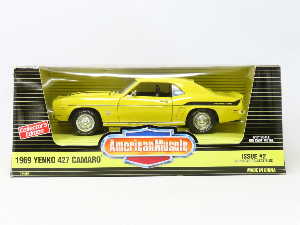 1:18 Ertl/SCC American Muscle #7740DP Diecast 1969 Yenko 427 Camaro - Yellow