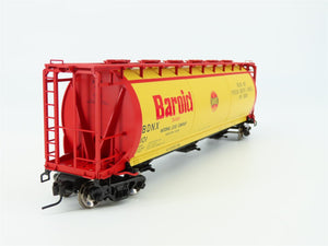 O Scale 2-Rail Atlas 6312-2 BDNX Baroid ACF 3-Bay Cylindrical Hopper #101