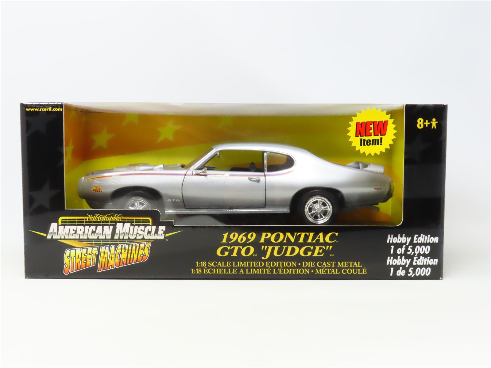 1:18 Ertl RC American Muscle Street Machines #36981 1969 Pontiac GTO "Judge"