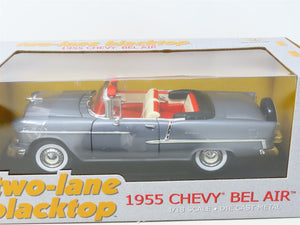 1:18 Scale Ertl RC American Muscle #36685 Diecast Car 1955 Chevy Bel Air - Grey