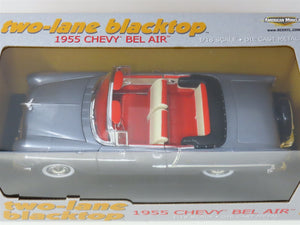 1:18 Scale Ertl RC American Muscle #36685 Diecast Car 1955 Chevy Bel Air - Grey