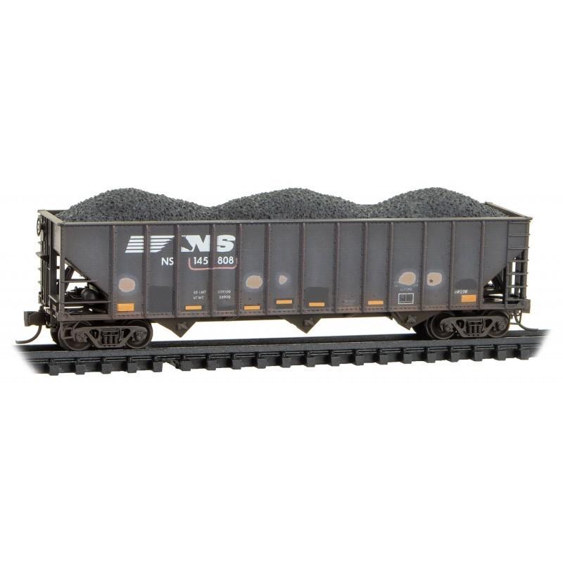 N Micro-Trains MTL 10844540 NS 3-Bay Hopper #145808 - Weathered FT Series #11